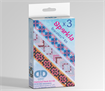 Diamond Dotz 3 Bracelets Multi Pack - Geometric