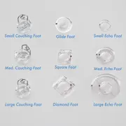 Grace Accessory: Foot Set 9-piece Hopping for all Q'nique X Machines