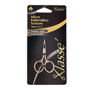 Klasse Scissors - Embroidery 2 3/4" - Stainless Steel Gold