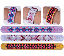 DISCONTINUED - Diamond Dotz 3 Bracelets Multi Pack - Geometric - 2.5 x 22.61cm (1 x 9in)