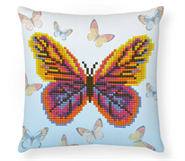 DIAMOND DOTZ - Butta Flutta Pillow - 18 x 18cm (7 x 7in)