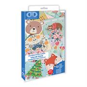 DIAMOND DOTZ - Greeting Card - Variety Value Pack - 12 cards 