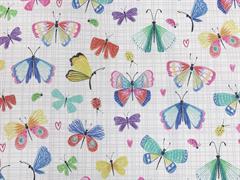 Halb Panama Digi - Butterflies