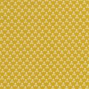 Skulls Printed Cotton - Gold