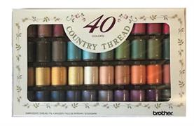 Brother Accessory: Thread Set - Country Yarn 40 colours