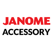 Janome accessories - Zipper Foot (Adjustable) (Narrow) - L/Shank - T/L & F/L (2 Needle slots) hinged ft