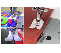 Janome Accessories - Ultra Glide Foot - Top Loading 9mm-Needle Plate and Foot