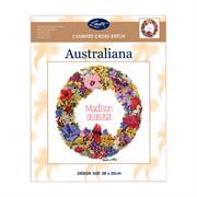 Helene Wild Cross Stitch 25 x 25cm - Wildflower Wreath Sampler