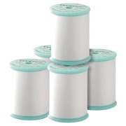 Brother Accessory: Thread Embroidery Bobbin #90 White - Embroidery Only Models - 5 Pack