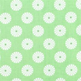 Fabric Gutermann X Birch Summer Loft Daisy 110cm X 10Mt 100% Co Soft Green-152