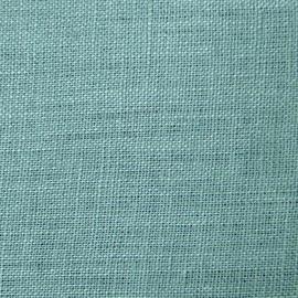 Hobbysew - 100% LINEN 14x14 PLAIN DYED FABRIC 54/56  - FOREST GREEN