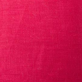 Hobbysew - 100% LINEN 9x9 PLAIN DYED FABRIC 54/56  - RED