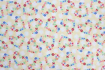 Riley Blake Printed Cotton - Flower Patch Yellow 112cm