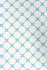 Riley Blake Printed Cotton - Floral Diamonds White 112cm