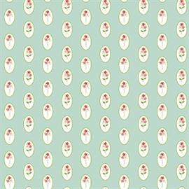 Riley Blake Printed Cotton - Camilla Aqua 112cm