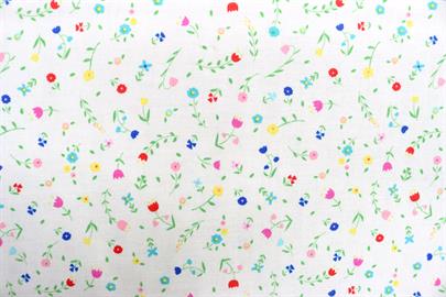 Riley Blake Printed Cotton - Dainty Flowers Cream 112cm