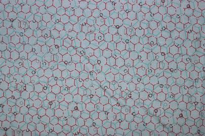 Riley Blake Printed Cotton - Geometric Aqua 112cm