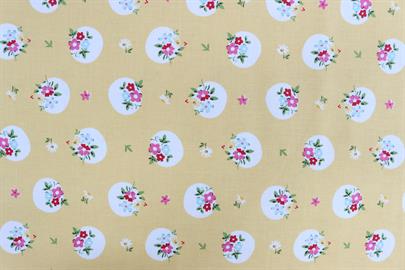 Riley Blake Printed Cotton - Blooms Yellow 112cm