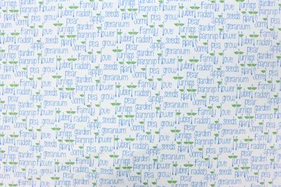 Riley Blake Printed Cotton - In the Garden Aqua 112cm