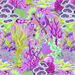 TULA PINK FLORAL REEF - REEF WHAT YOU SAW - ULTRAVIOLET