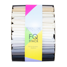 Devonstone 20pcs Fat Quarter Stack - Solids Neutrals