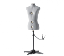 Dressform Dummies - Adjustable Dressform - Mannequin Adjustable - MOD. 151 Grey (150 Dress Model)