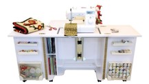 TAILORMADE Gemini Sewing Cabinet Gemini - White (Fully Assembled)