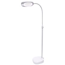 Arch LED Magnifier Floor/Desk Lamp with Tray White
