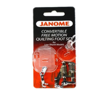 Janome Accessories - Convertible Free Motion Quilting Foot Set - Low Shank models