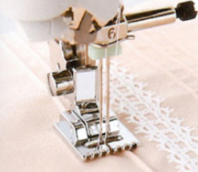 Brother Machine Feet:  F058 Pin Tuck with Cover Plate (corded pin tuck use) - selected 7mm models