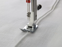 Husqvarna Overlocker Feet: Pin Tuck Foot with Raised Seam Plate