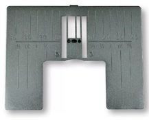 Husqvarna Accessory: Straight Stitch Plate with Inch Markings - 