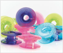 Husqvarna Accessory: Bobbin Water Coloured V2 20 pack - # 5, 6, 7 (Not for Emerald Series)