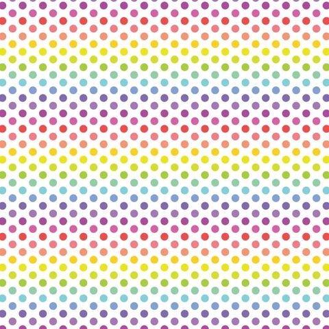 Polked Again - White Rbow