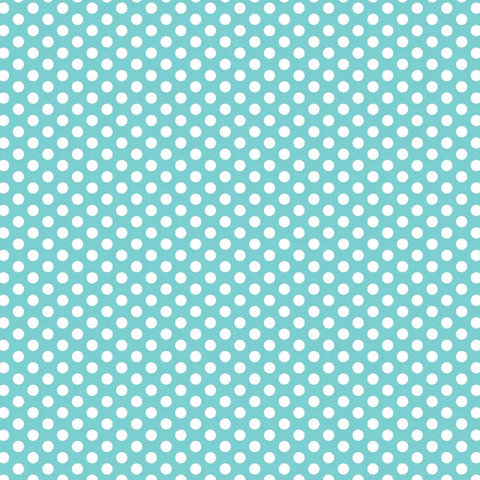 Polked Again - Aqua