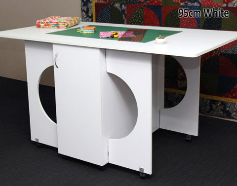TAILORMADE Cutting Table MK3 95cm Height - White (Fully Assembled)