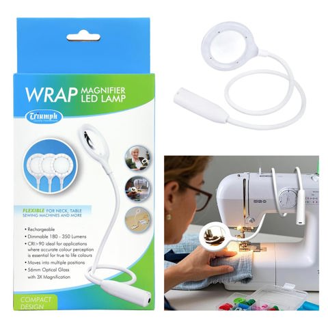 WRAP LED MAGNIFIER LAMP X3 RECHARGABLE TRIUMPH