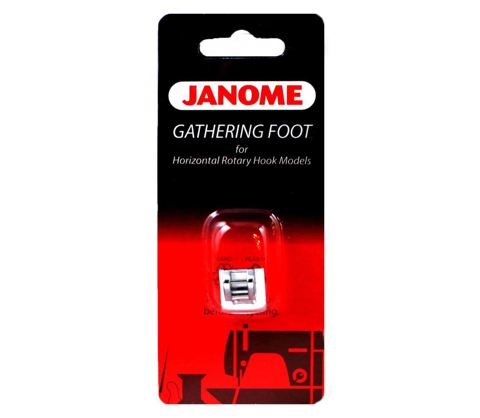 Janome Machine Feet: Gathering 7mm - Top Loading Models