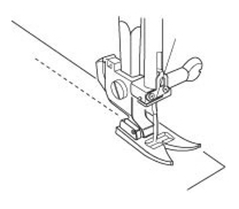 Janome Machine Feet: Ultra Glide Teflon 7mm - Top Loading Models