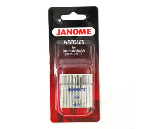 Janome Machine Needles: HLx5 (10pk) Size 90/14 - High Speed Straight Stitch models