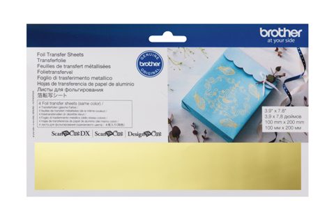 ScanNCut: Foil Transfer Sheets Gold