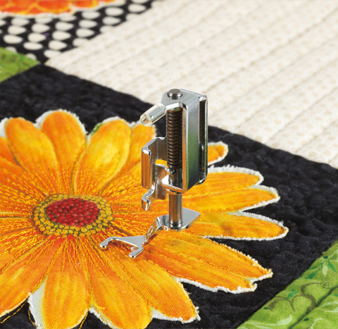 Brother Machine Feet: F061 Open Toe Free Motion Quilting Metal - 5 & 7mm Low Shank models