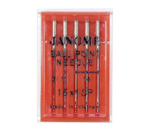 Janome accessories-Mixed Ballpoint Needle - 15 x 1SP
