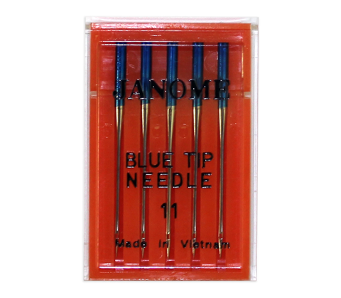 Janome Machine Needles: Blue Tip - Size 11