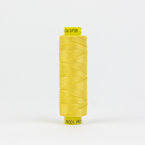 Spagetti - 12wt Double Gassed Egyptian Cotton - SPS - 100m (109yd) Soft Yellow