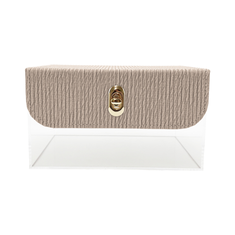 HORN Large Victorian Clearview Case - Peanut Beige