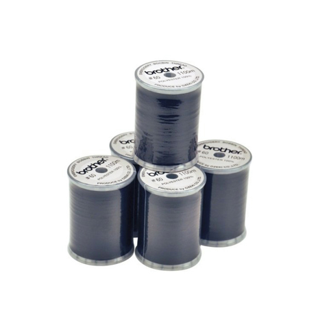 Brother Accessory: Thread Embroidery Bobbin #60 Black - Combo Embroidery/Sewing Models - 5 Pack