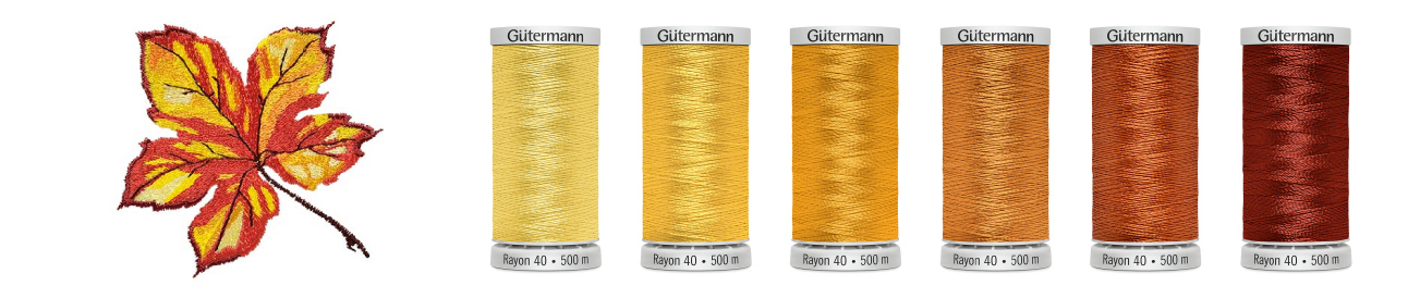 Gutermann Rayon 40 Machine Embroidery Thread 500m