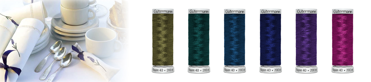 Gutermann Rayon 40 Machine Embroidery Thread 200m