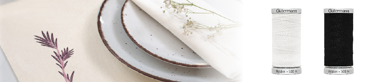 Gutermann Bobbin Machine Embroidery Thread 500m
